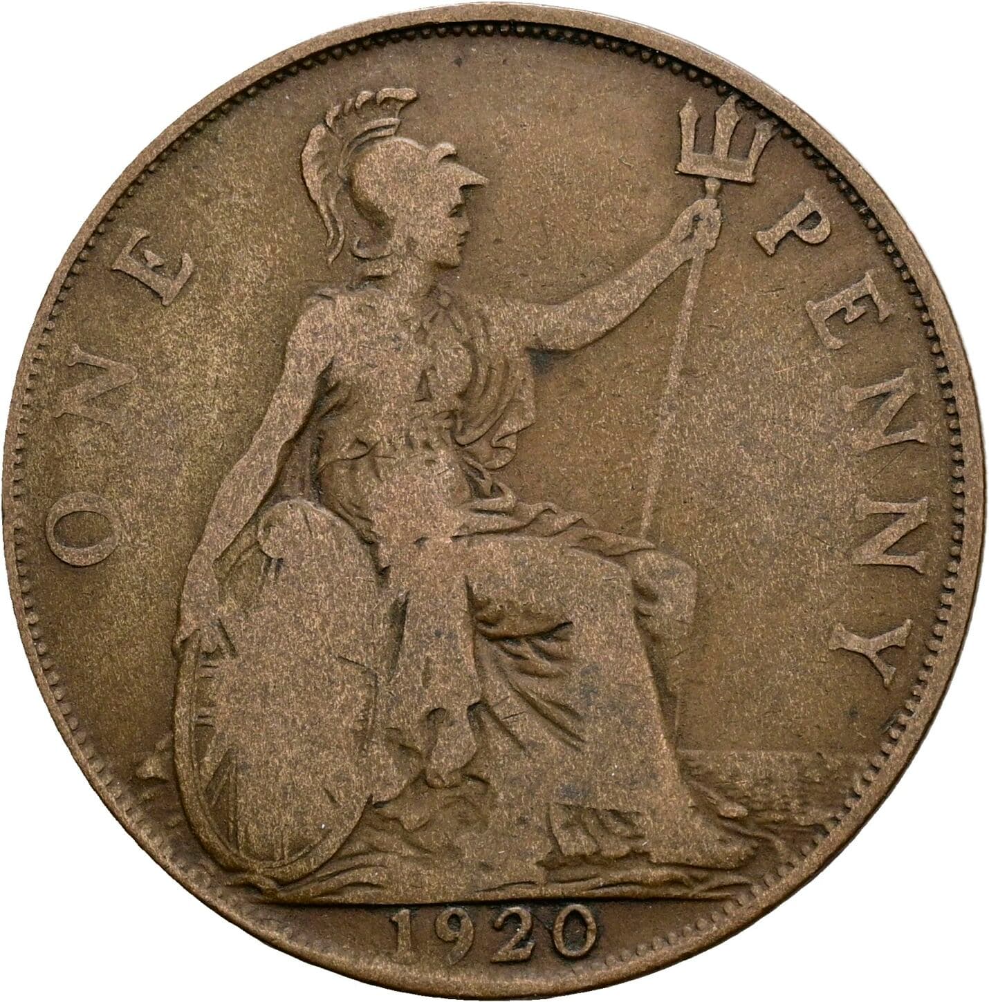 1 Penny George V. 1920 – Rückseite