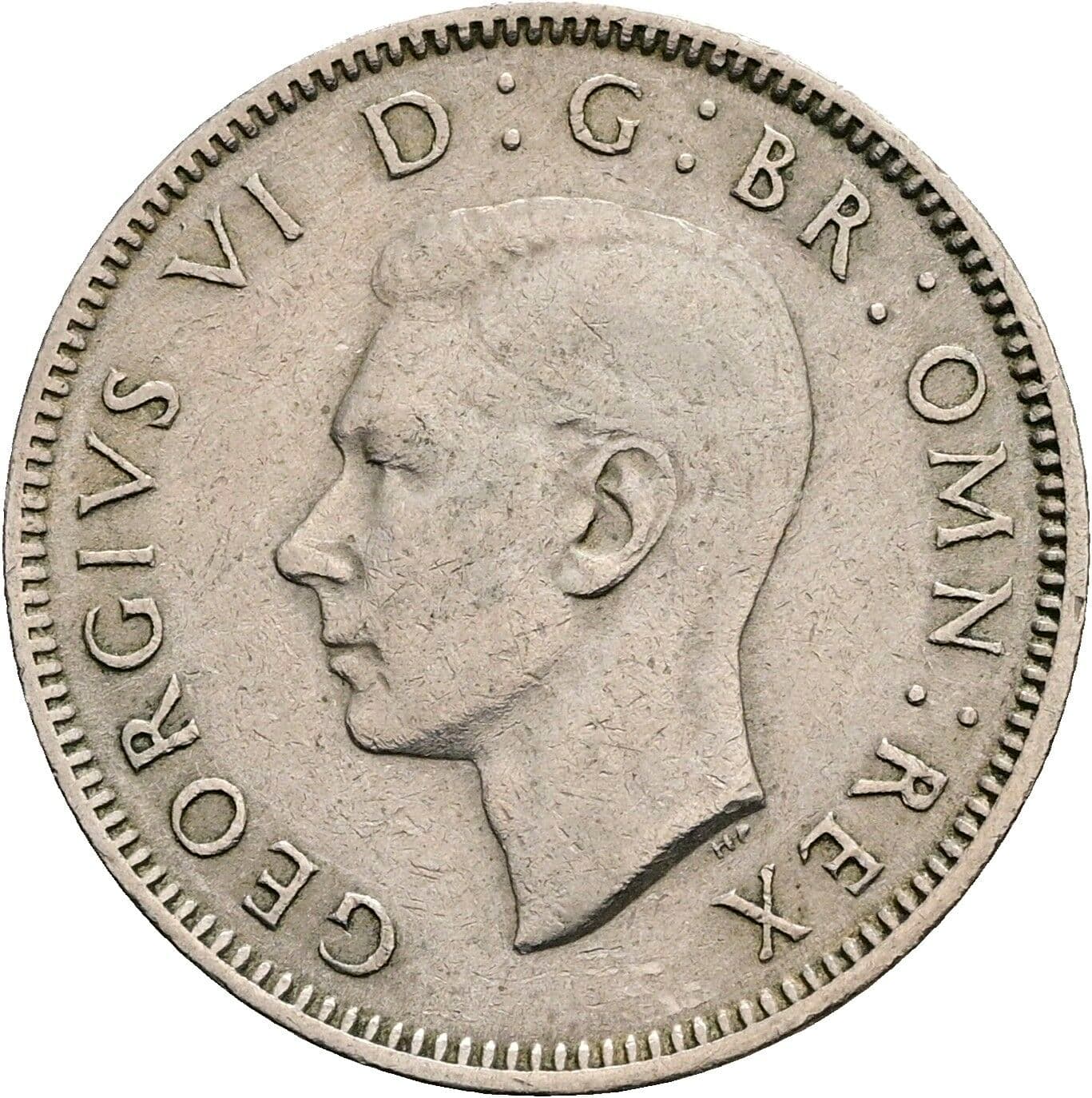 1 Shilling George VI. 1936-1952 1948 – Vorderseite