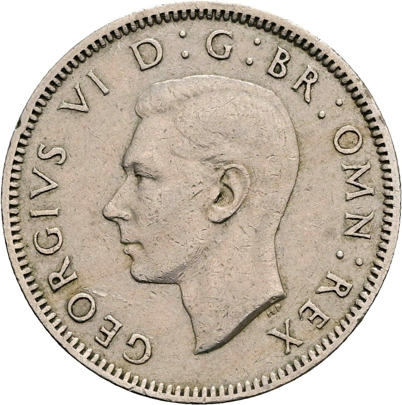 1 Shilling George VI. 1936-1952 1949 – Vorderseite