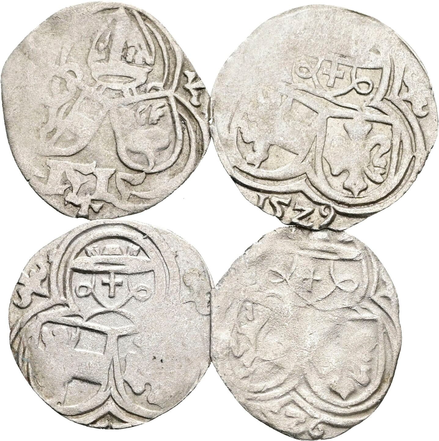 Zweier / Lot 4 Stück