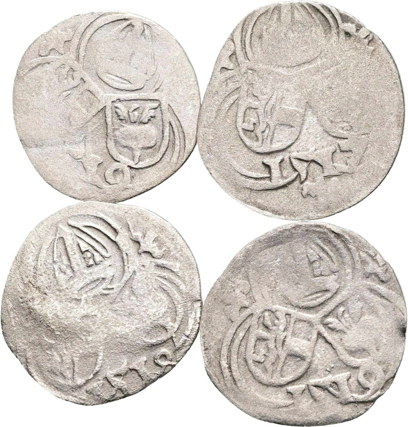 Zweier / Lot 4 Stück