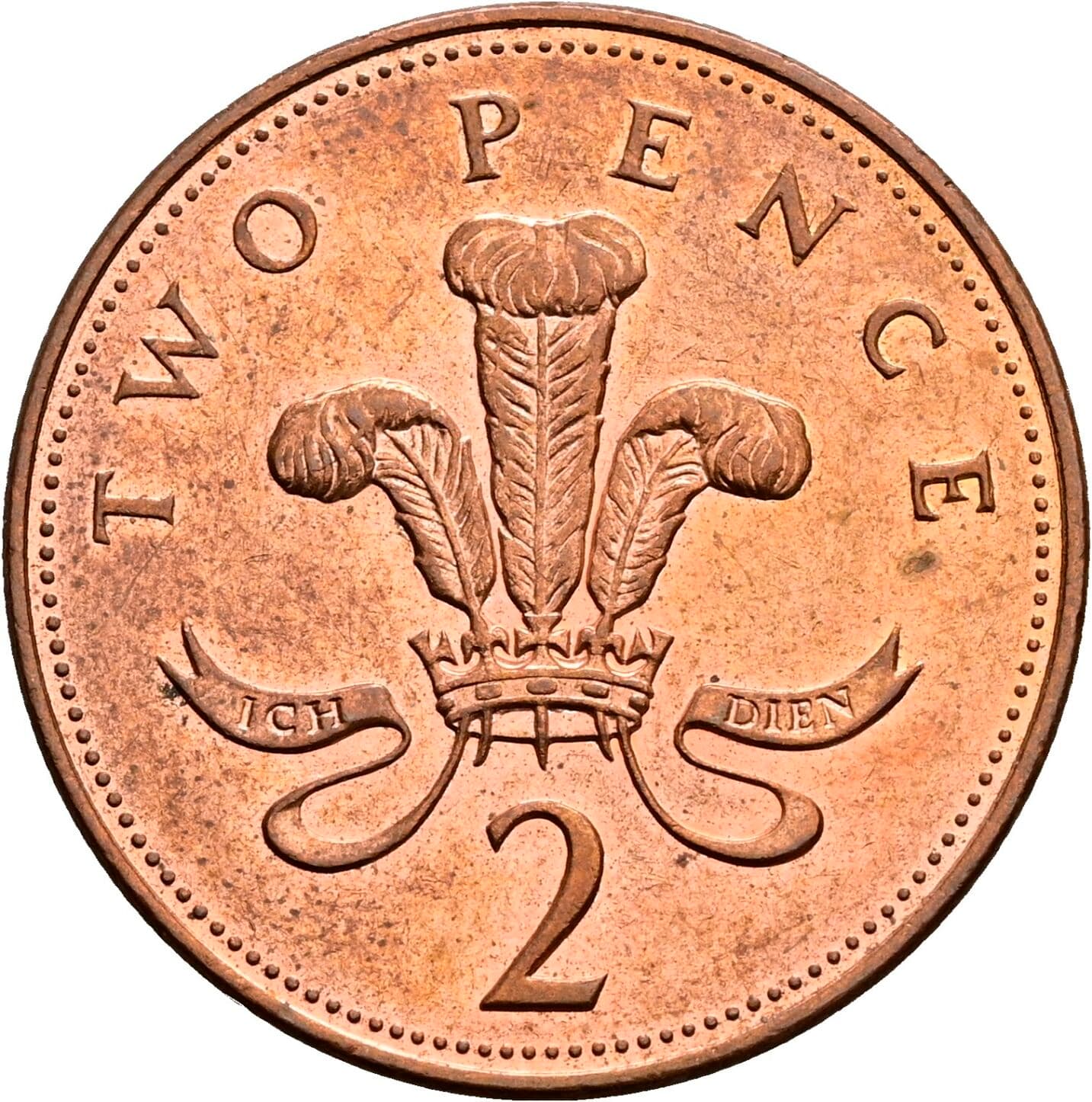 2 Pence Elisabeth II. 1952-2022 2004 – Rückseite