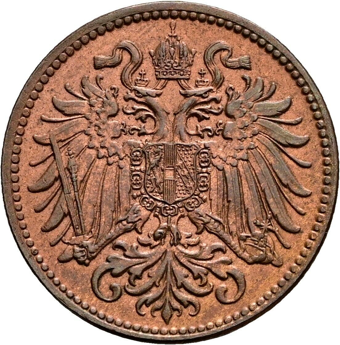 2 Heller Franz Joseph I. 1848-1916 1910 – Rückseite