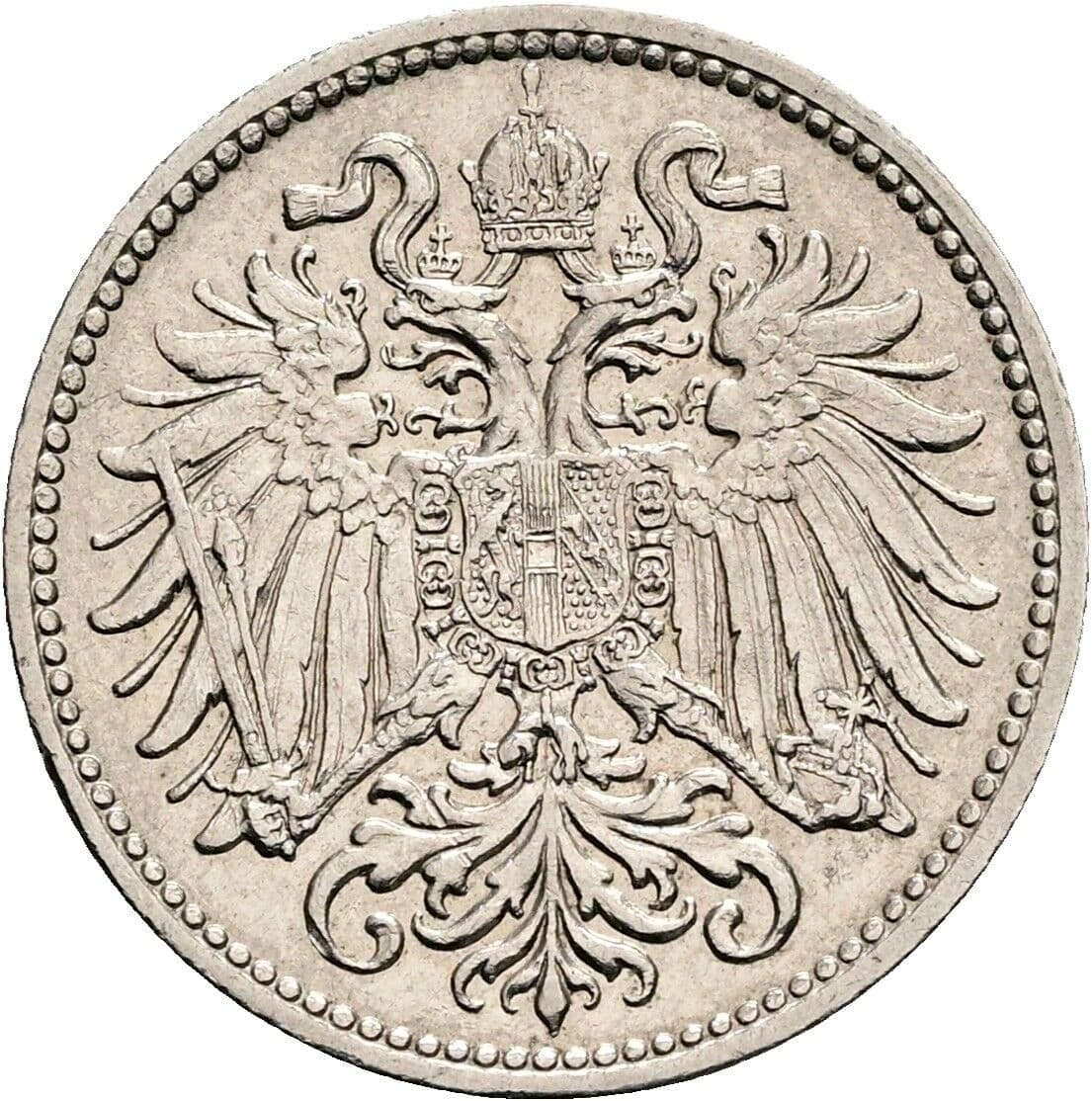 10 Heller Franz Joseph I. 1848-1916 1910 – Rückseite