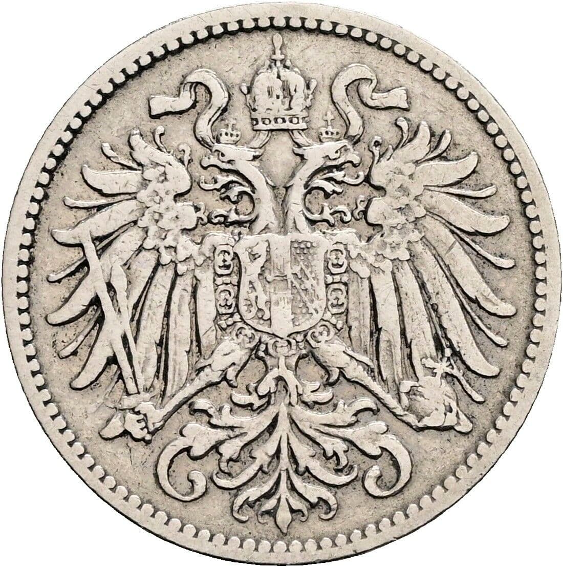 10 Heller Franz Joseph I. 1848-1916 1895 – Rückseite