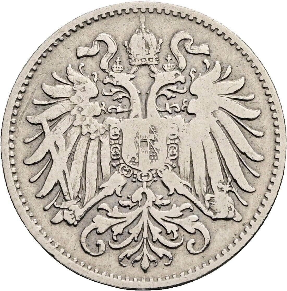 10 Heller Franz Joseph I. 1848-1916 1894 – Rückseite