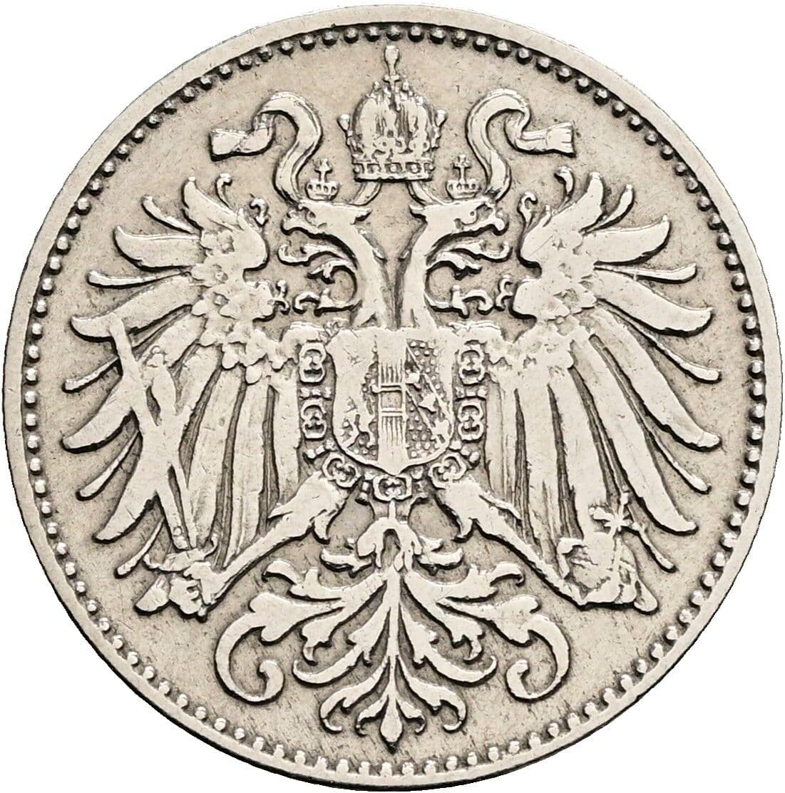 10 Heller Franz Joseph I. 1848-1916 1894 – Rückseite