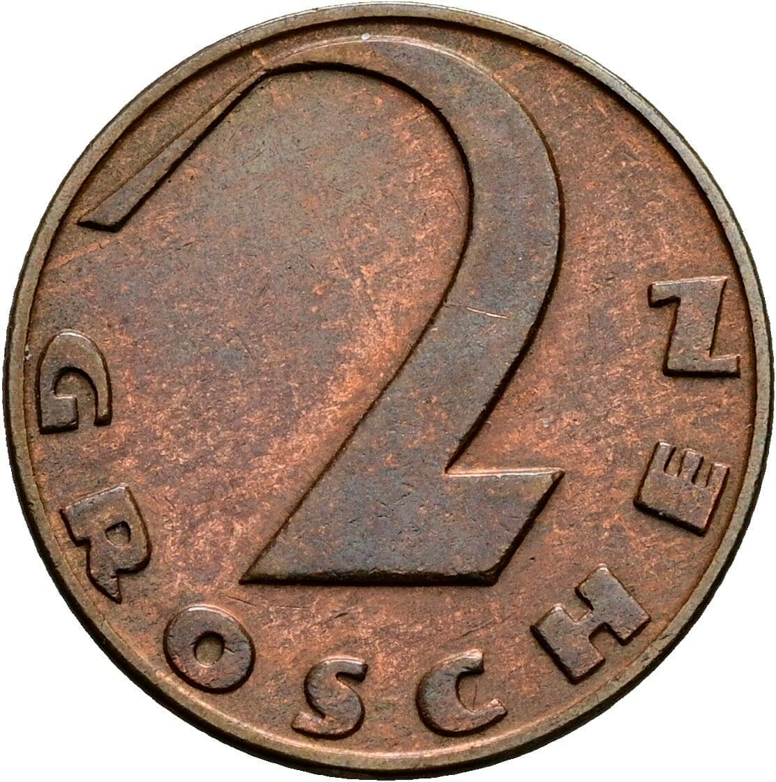 2 Groschen 1935 – Vorderseite
