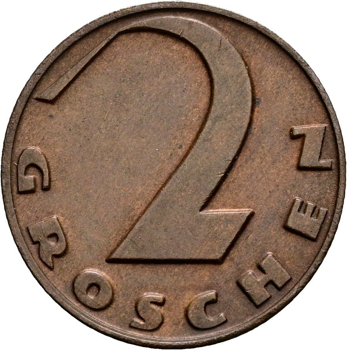 2 Groschen 1935 – Vorderseite