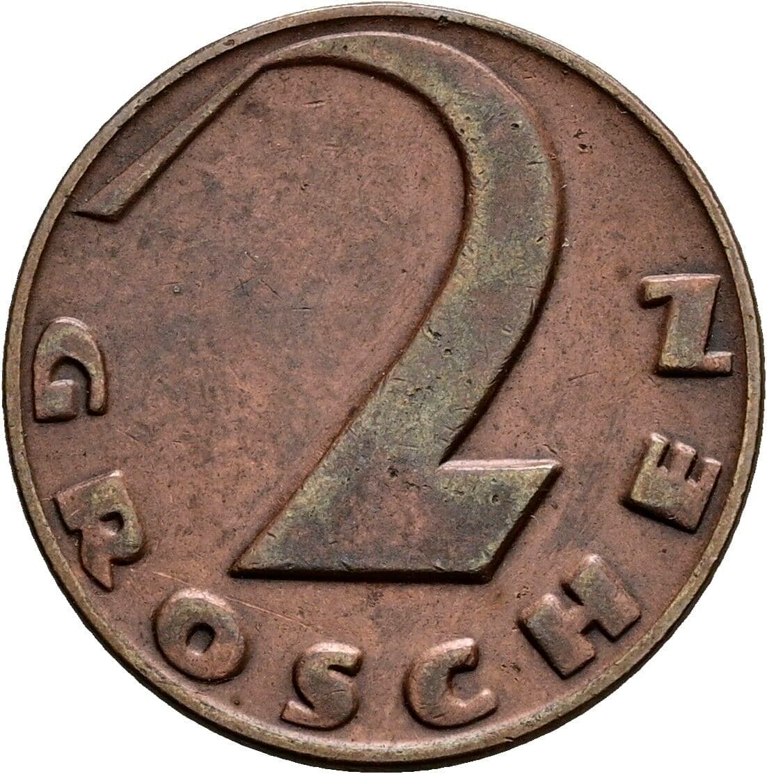 2 Groschen 1937 – Vorderseite