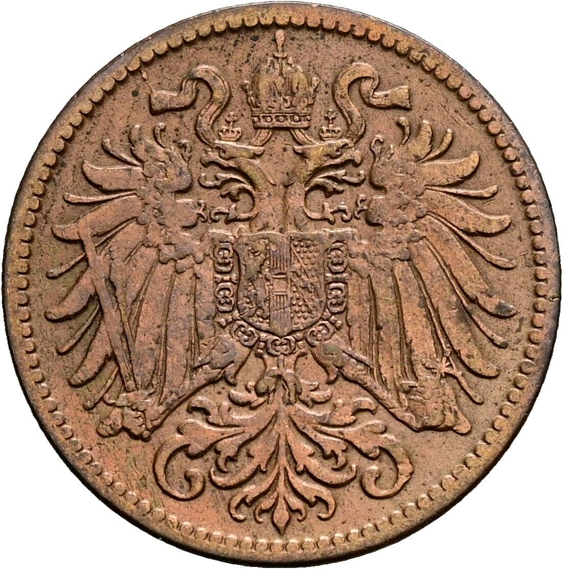 2 Heller Franz Joseph I. 1848-1916 1905 – Rückseite