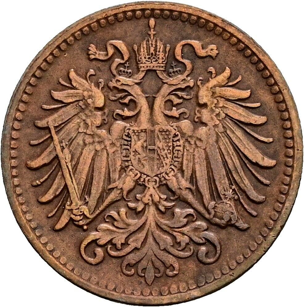 1 Heller Franz Joseph I. 1848-1916 1911 – Rückseite