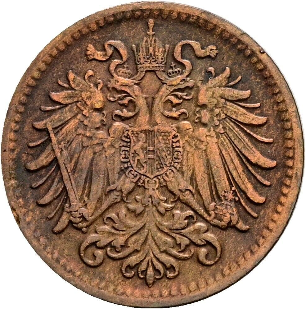 1 Heller Franz Joseph I. 1848-1916 1912 – Rückseite