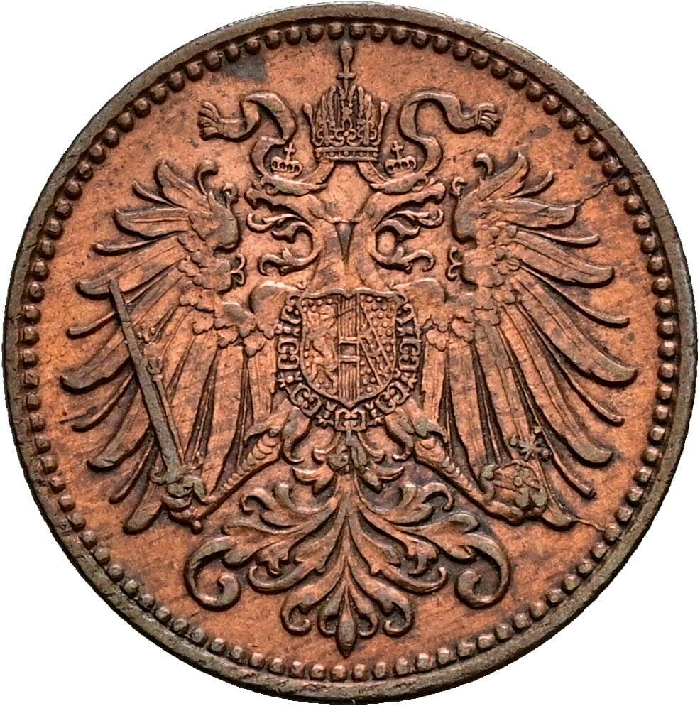 1 Heller Franz Joseph I. 1848-1916 1901 – Rückseite