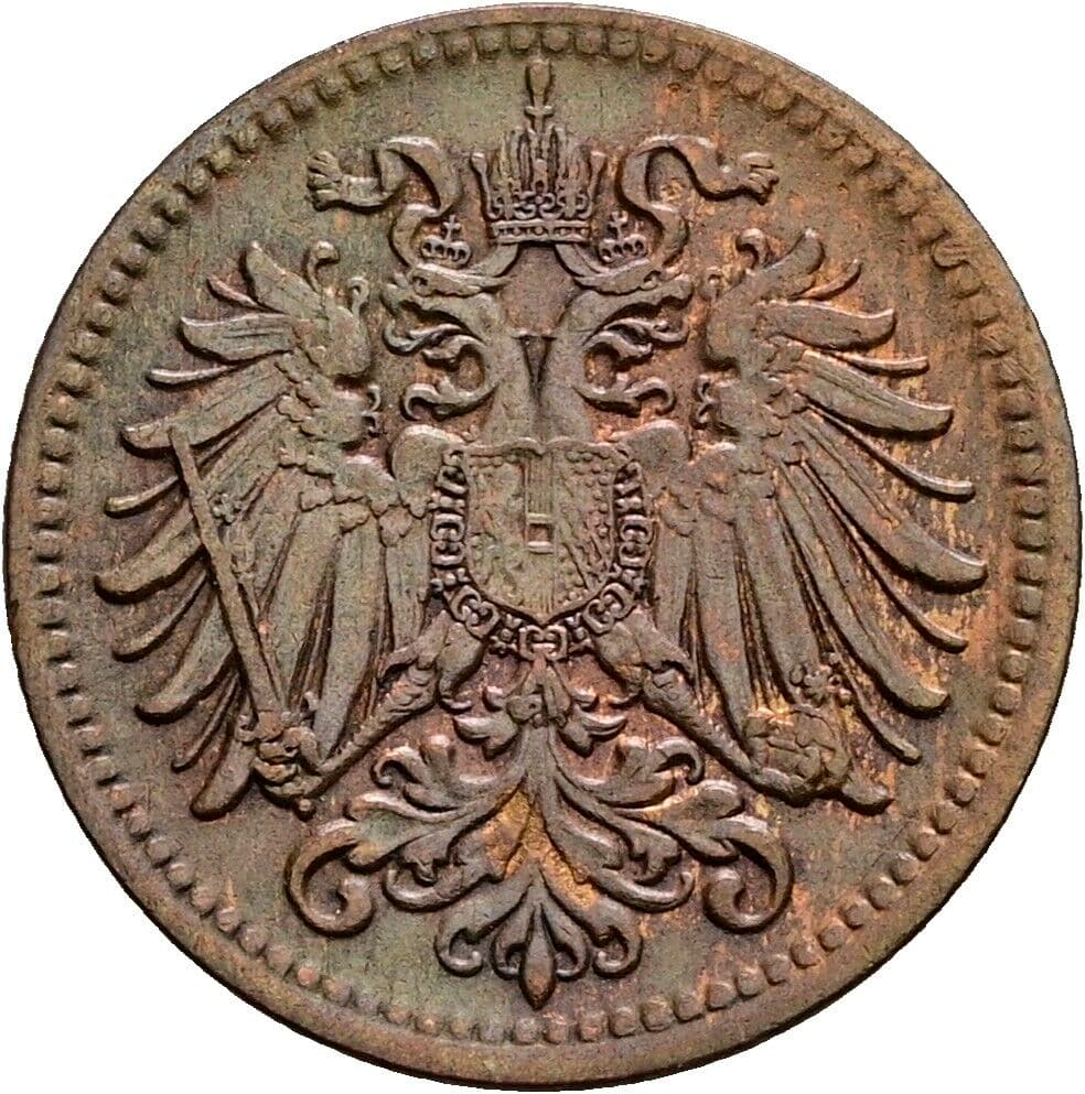 1 Heller Franz Joseph I. 1848-1916 1914 – Rückseite