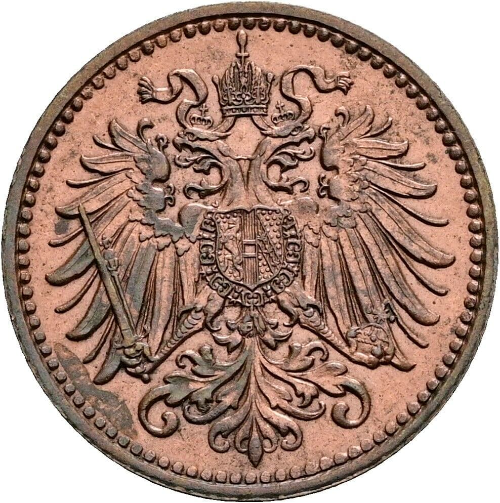 1 Heller Franz Joseph I. 1848-1916 1912 – Rückseite