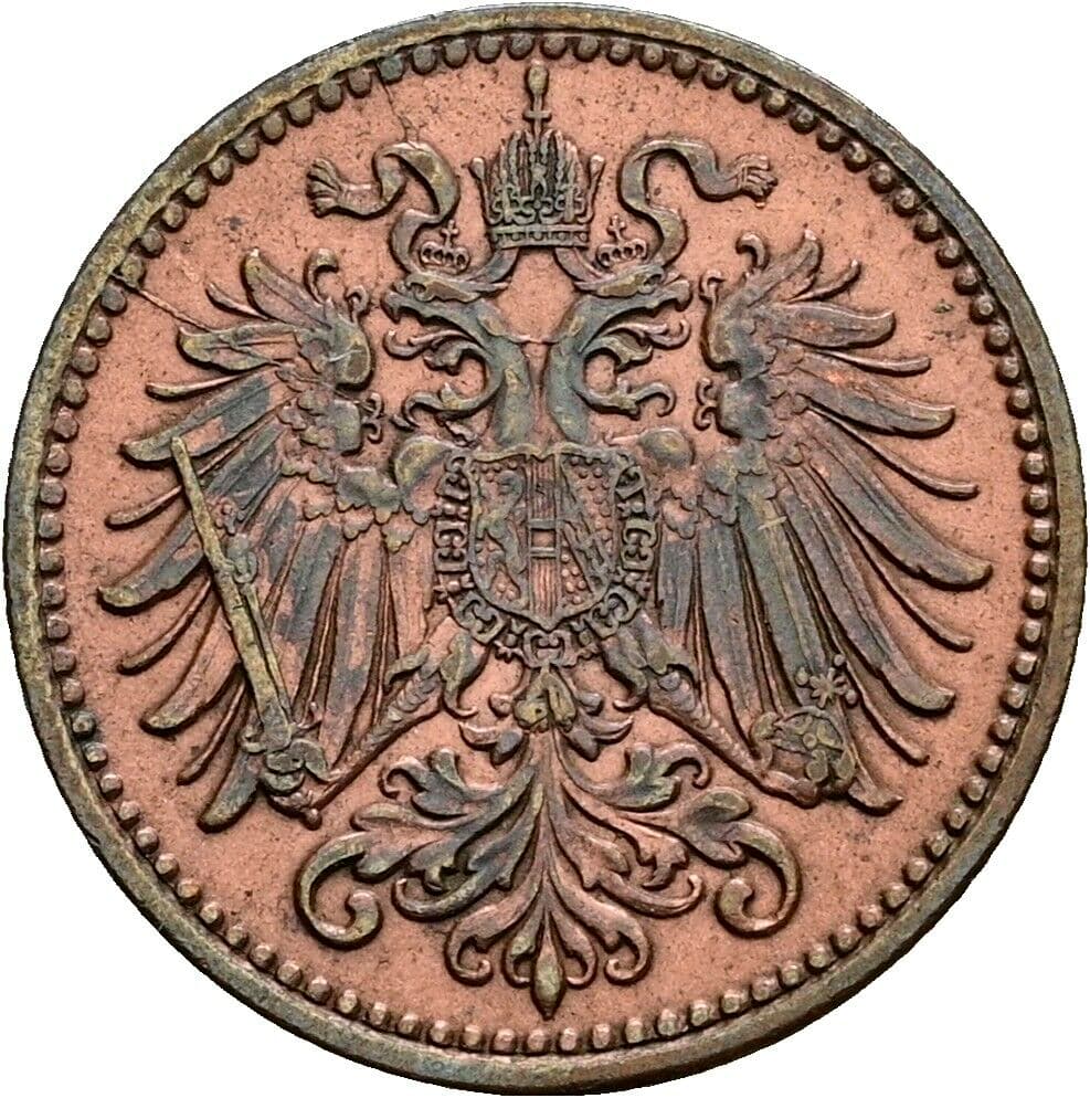 1 Heller Franz Joseph I. 1848-1916 1901 – Rückseite