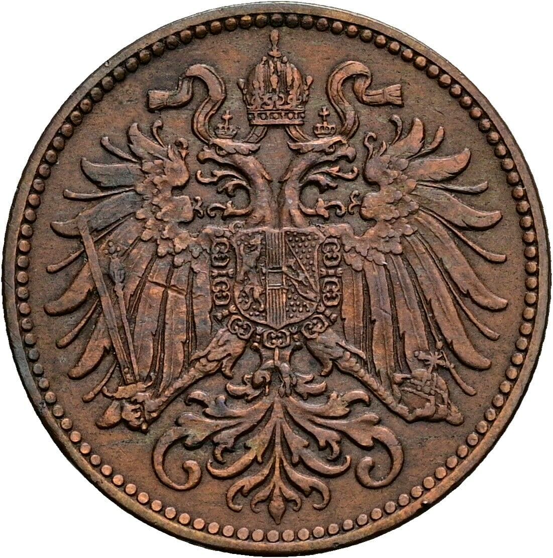 2 Heller Franz Joseph I. 1848-1916 1904 – Rückseite