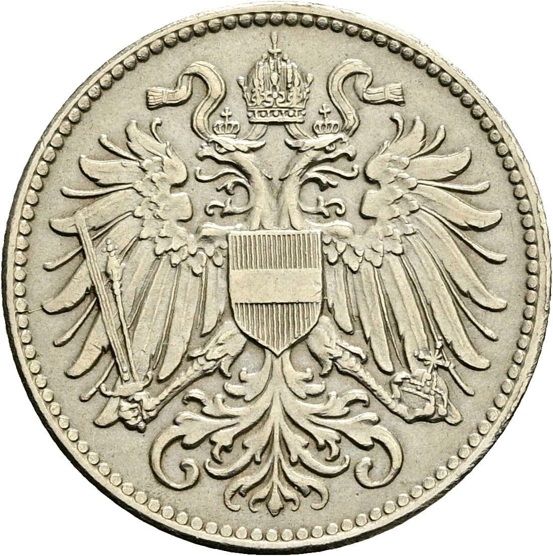 10 Heller Franz Joseph I. 1848-1916 1916 – Rückseite