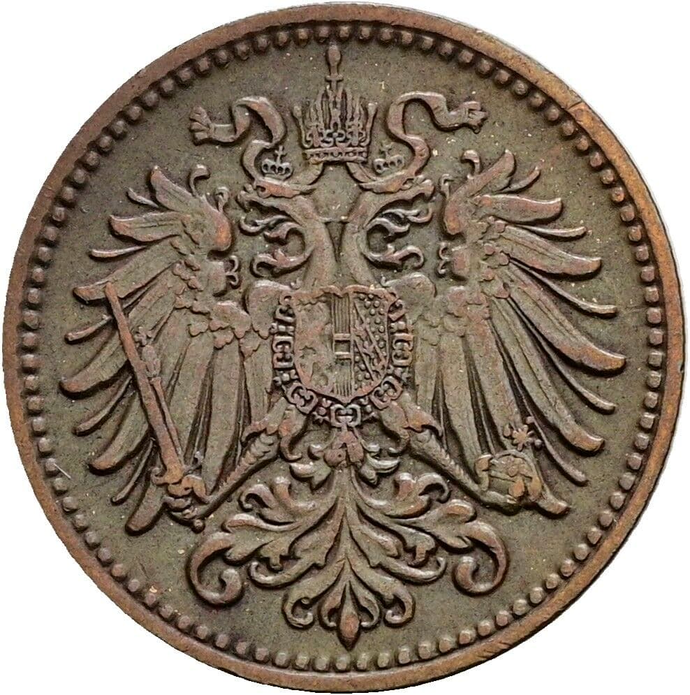 1 Heller Franz Joseph I. 1848-1916 1909 – Rückseite
