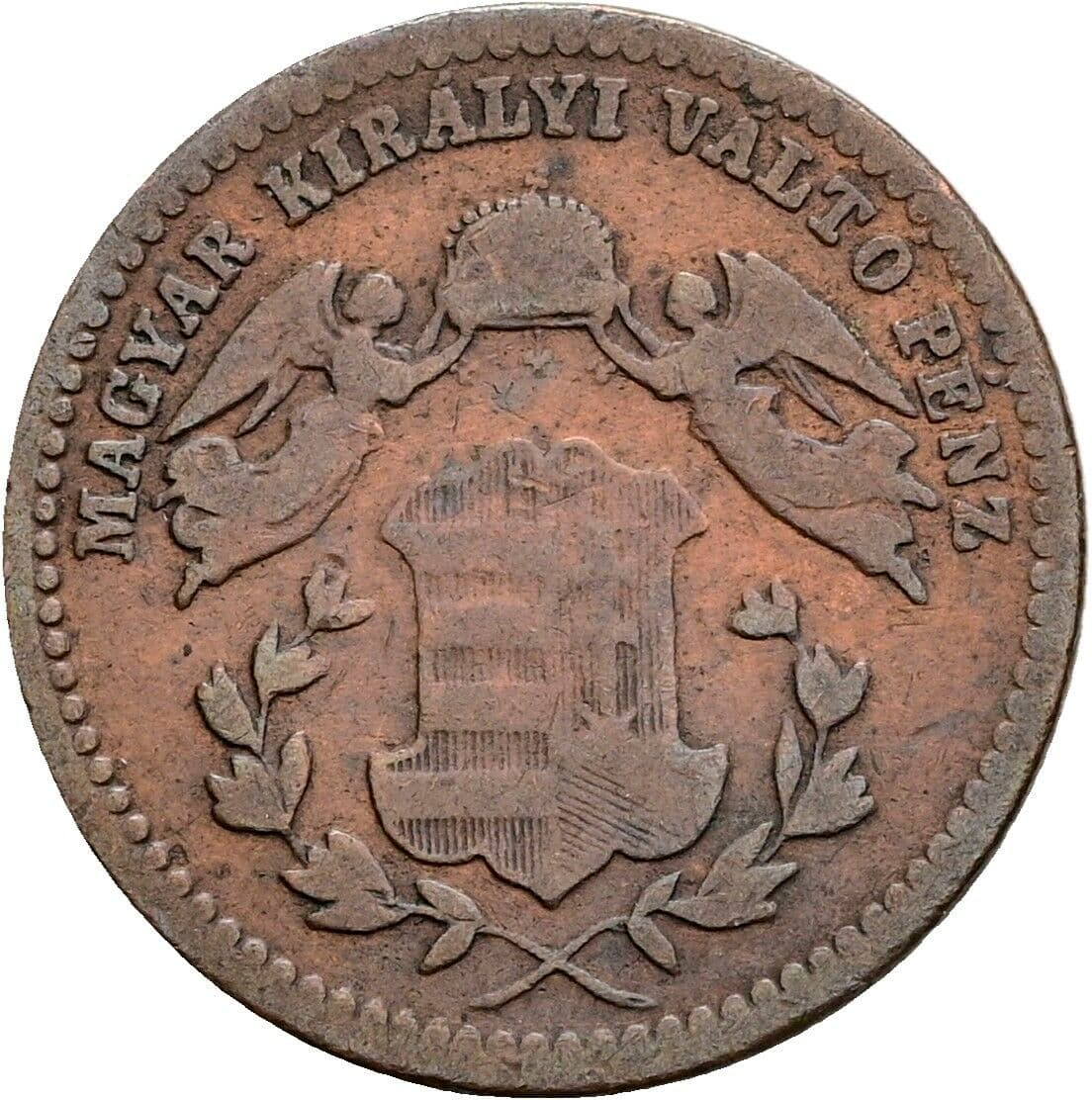 1 Krajczar Franz Joseph I. 1848-1916 1872 KB, Kremnitz – Rückseite