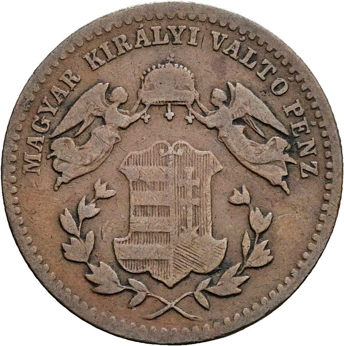 1 Krajczar Franz Joseph I. 1848-1916 1868 KB, Kremnitz – Rückseite