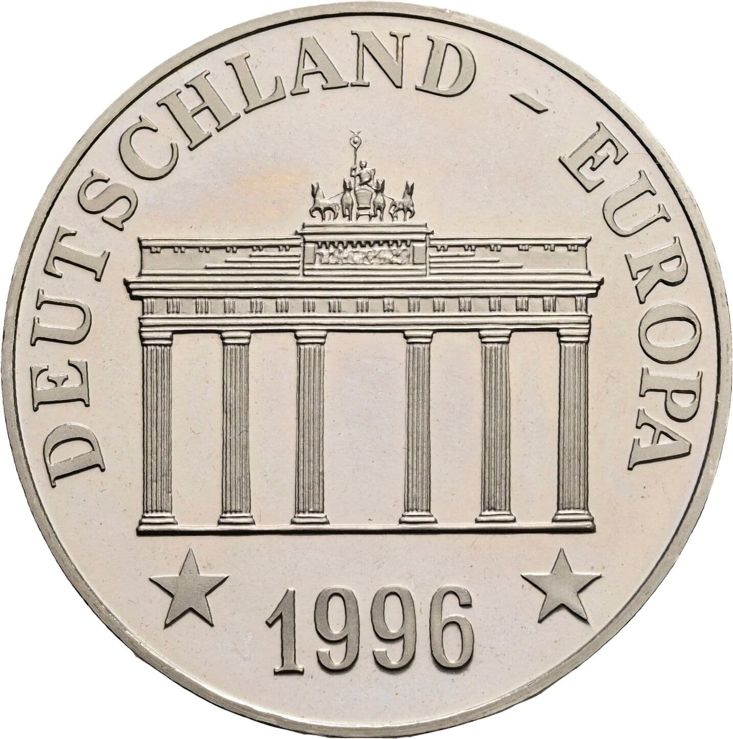 Medaille 1996 – Rückseite