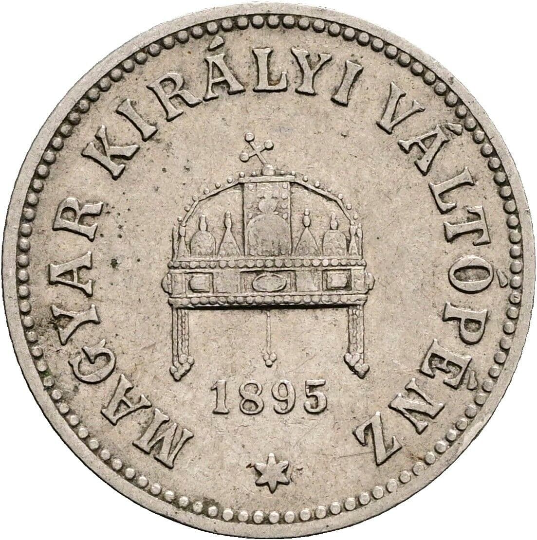 10 Filler Franz Joseph I. 1848-1916 1895 KB, Kremnitz – Rückseite