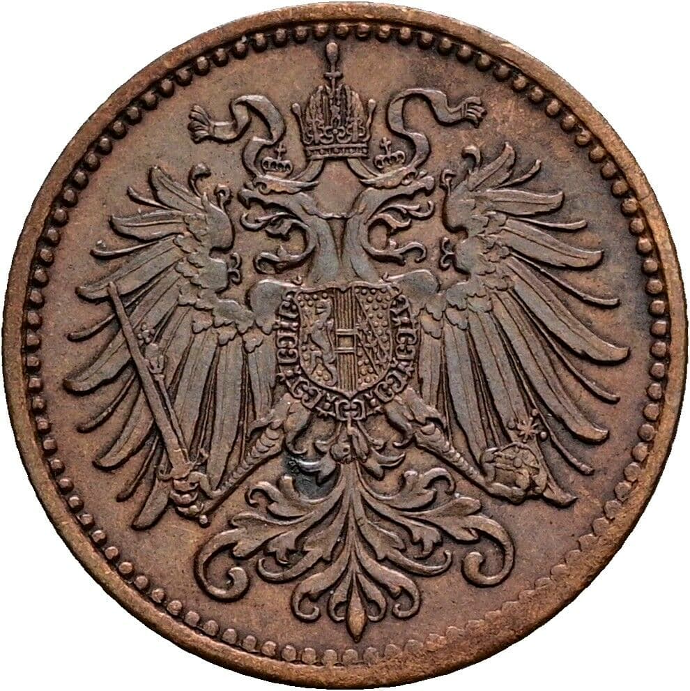 1 Heller Franz Joseph I. 1848-1916 1902 – Rückseite