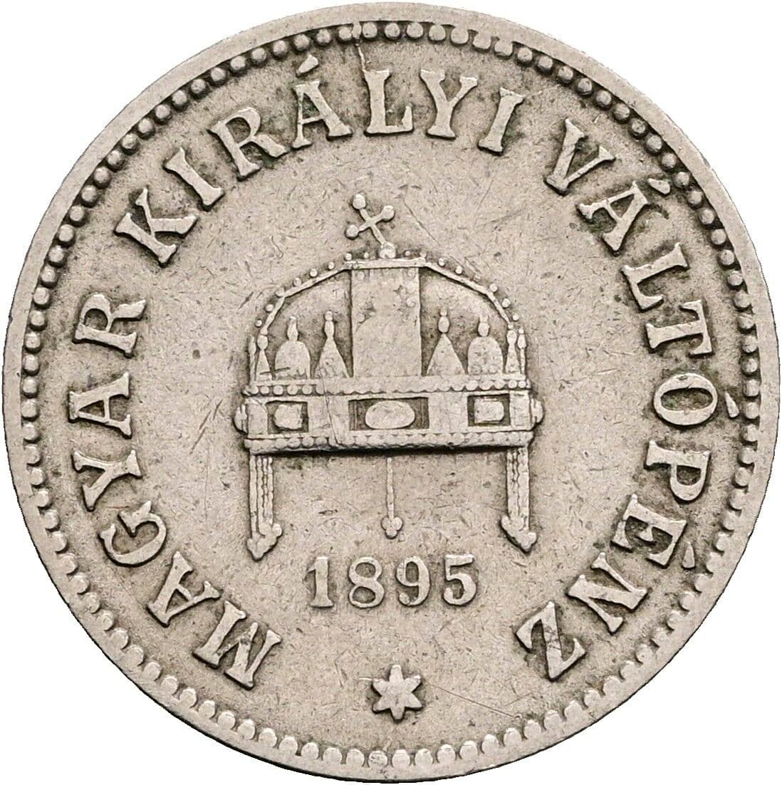 10 Filler Franz Joseph I. 1848-1916 1895 KB, Kremnitz – Rückseite