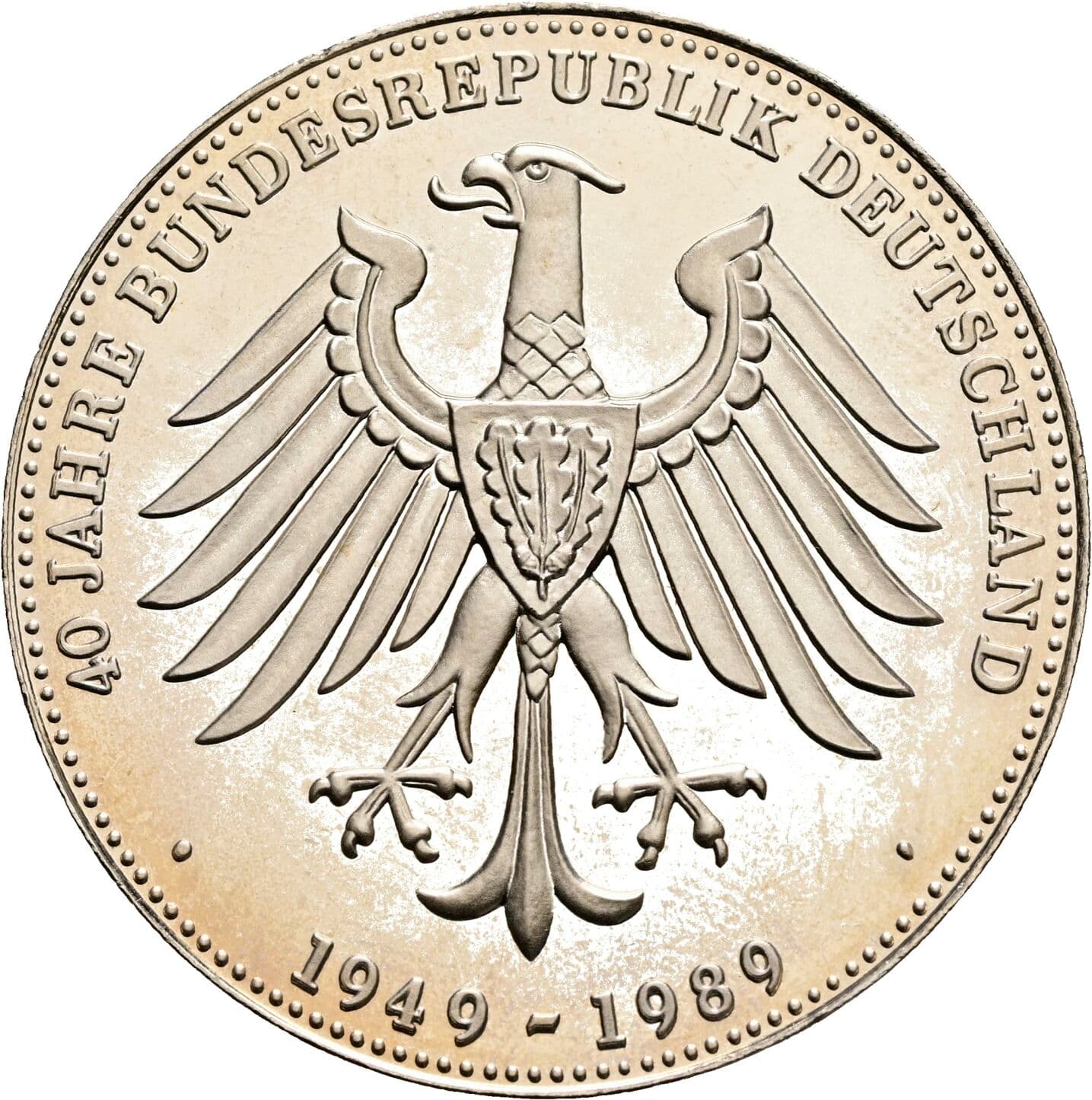 Medaille 1990 – Vorderseite
