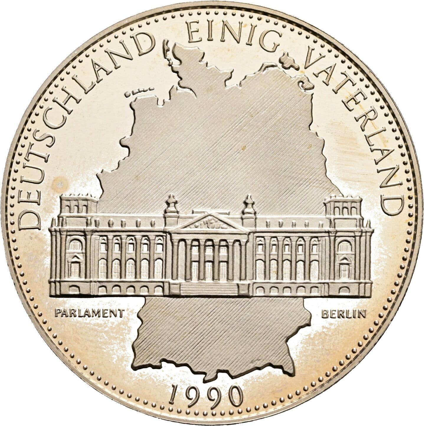 Medaille 1990 – Rückseite