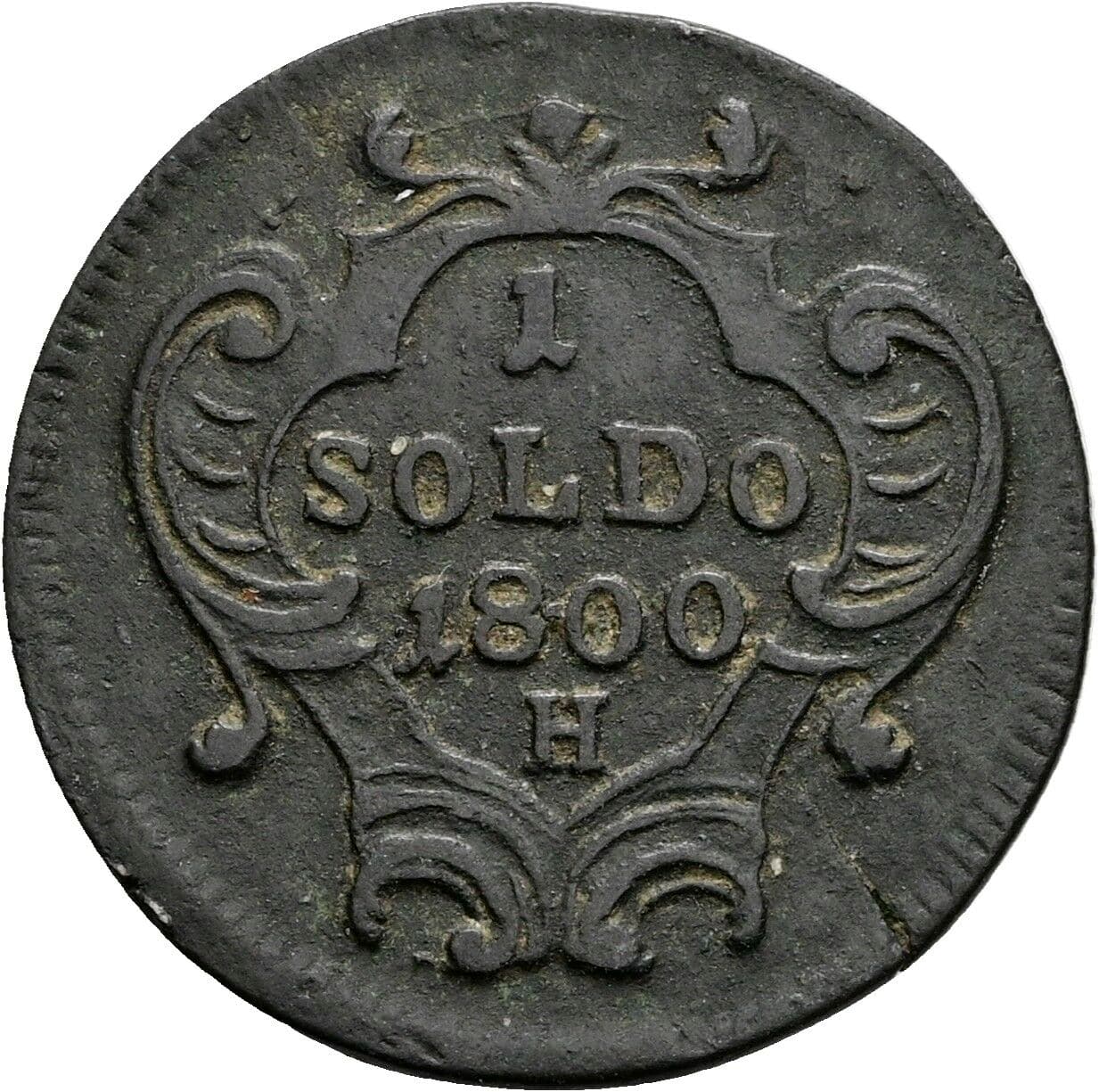 1 Soldo Franz II.(I.) 1792-1835 1800 H, Günzburg – Vorderseite