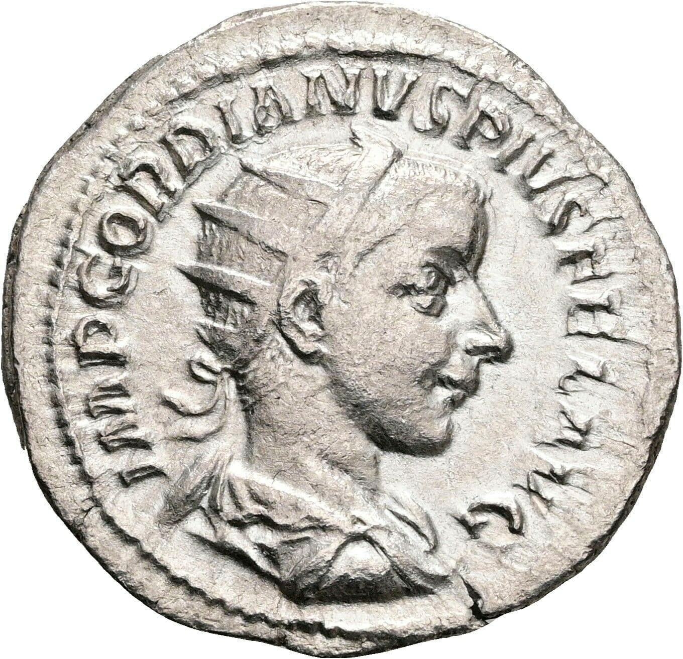 Antoninian Gordianus III. Pius 238-244 AC – Vorderseite