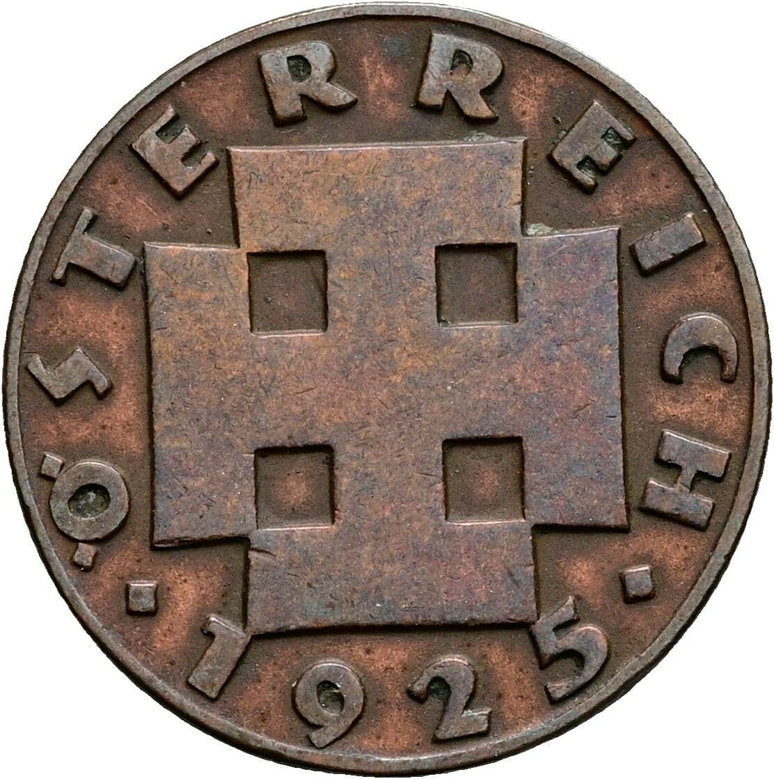 2 Groschen 1925 – Rückseite