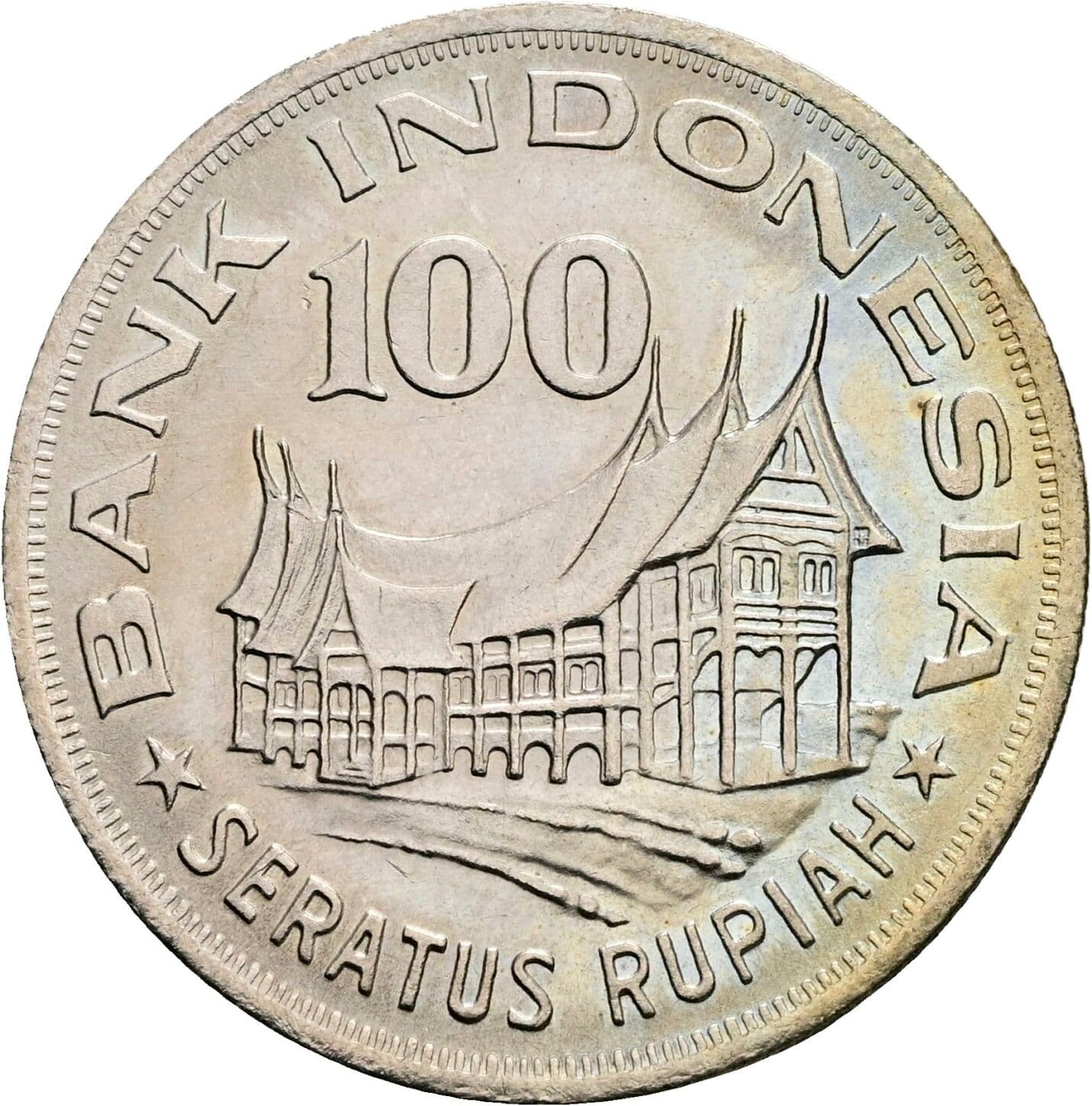 100 Rupiah 1978 – Vorderseite