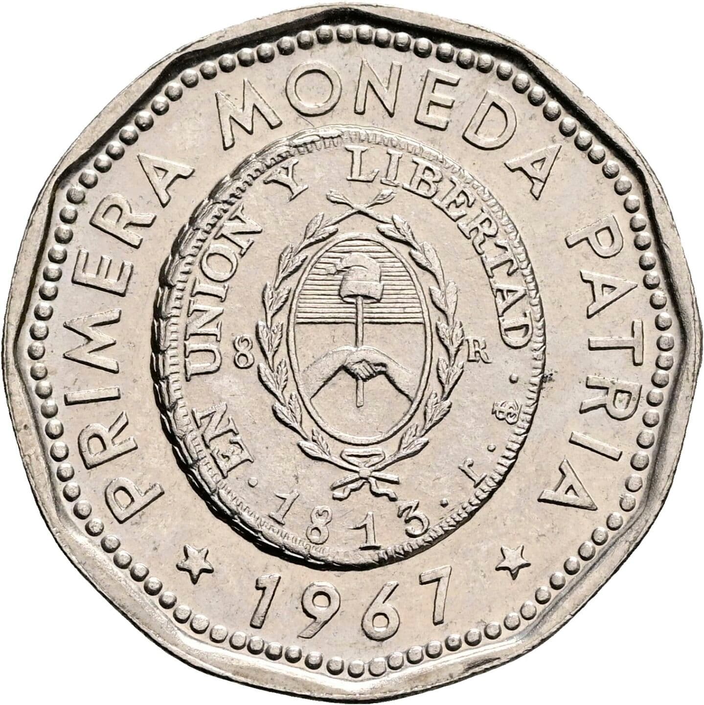 25 Pesos 1967 – Rückseite