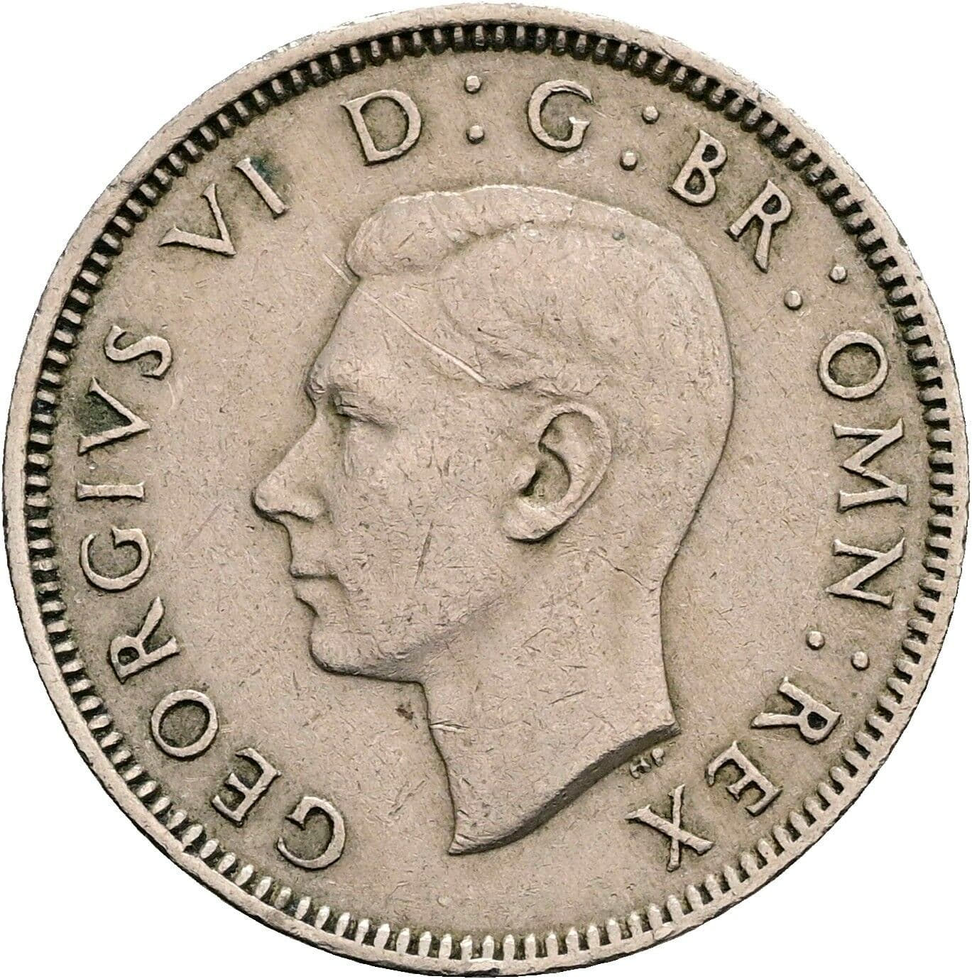 1 Shilling George VI. 1936-1952 1948 – Vorderseite