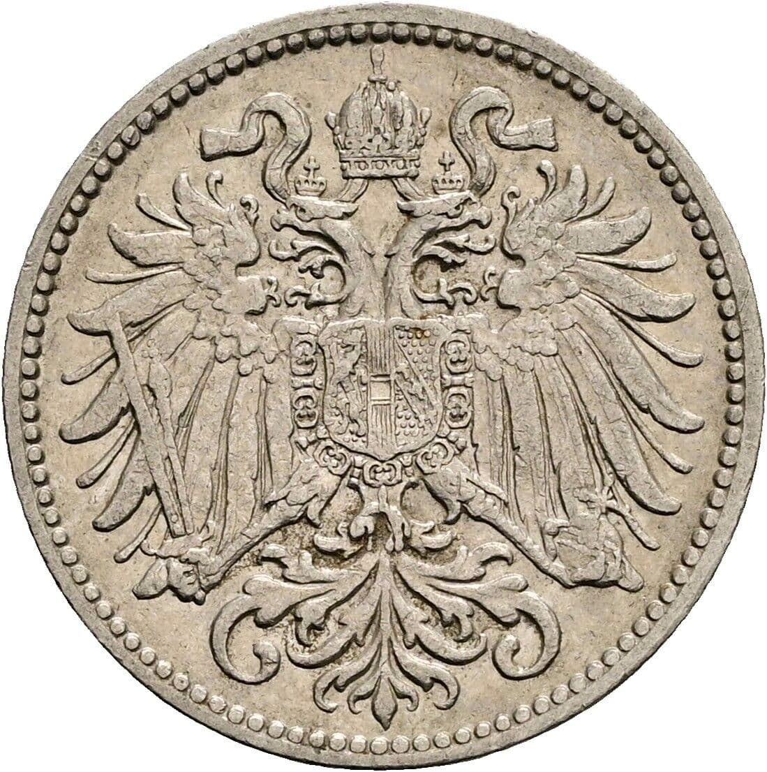 10 Heller Franz Joseph I. 1848-1916 1910 – Rückseite