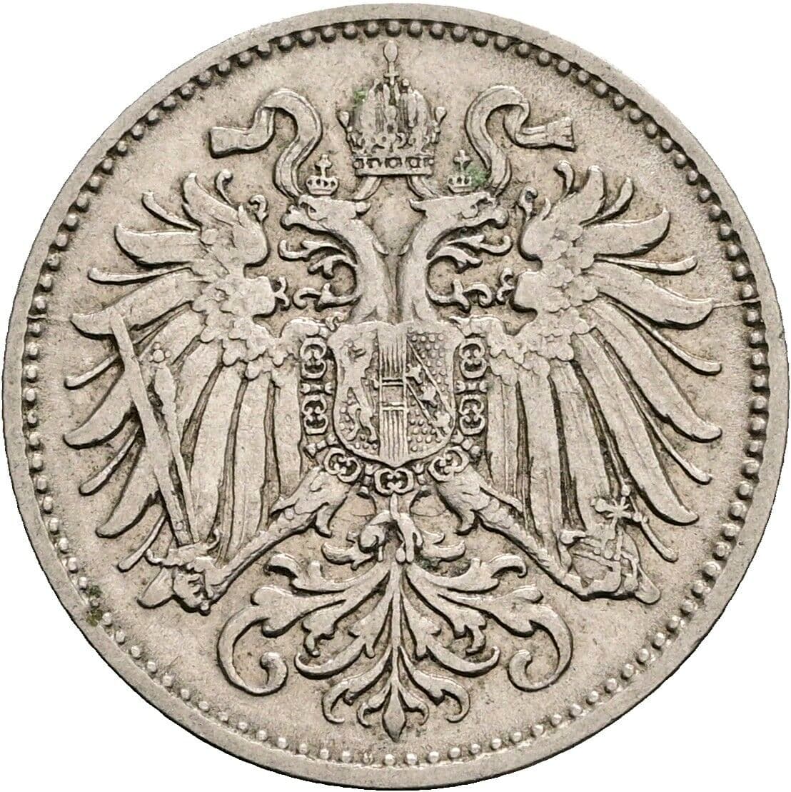 10 Heller Franz Joseph I. 1848-1916 1895 – Rückseite