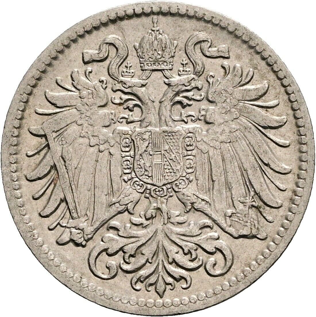 10 Heller Franz Joseph I. 1848-1916 1909 – Rückseite