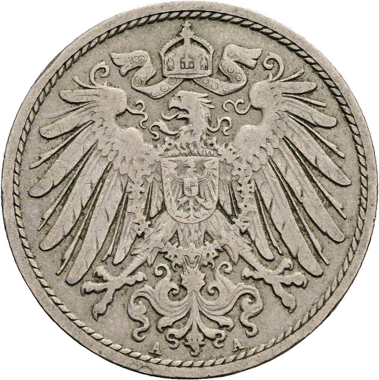 10 Pfennig 1903 A – Rückseite