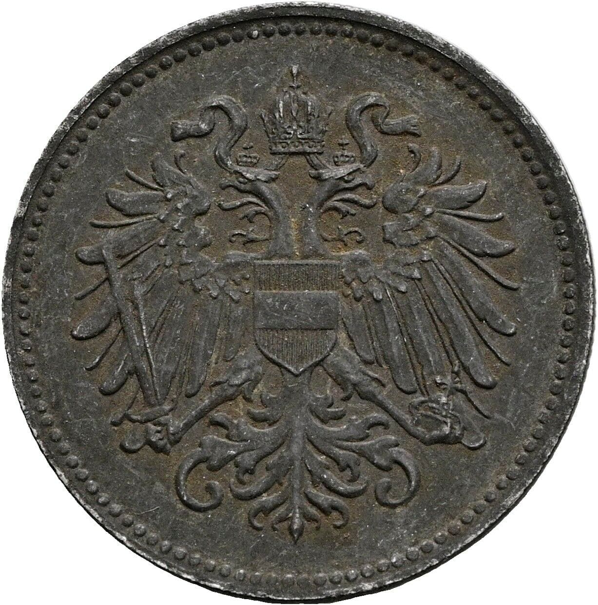 20 Heller Karl I., 1916-1918 1918 – Rückseite
