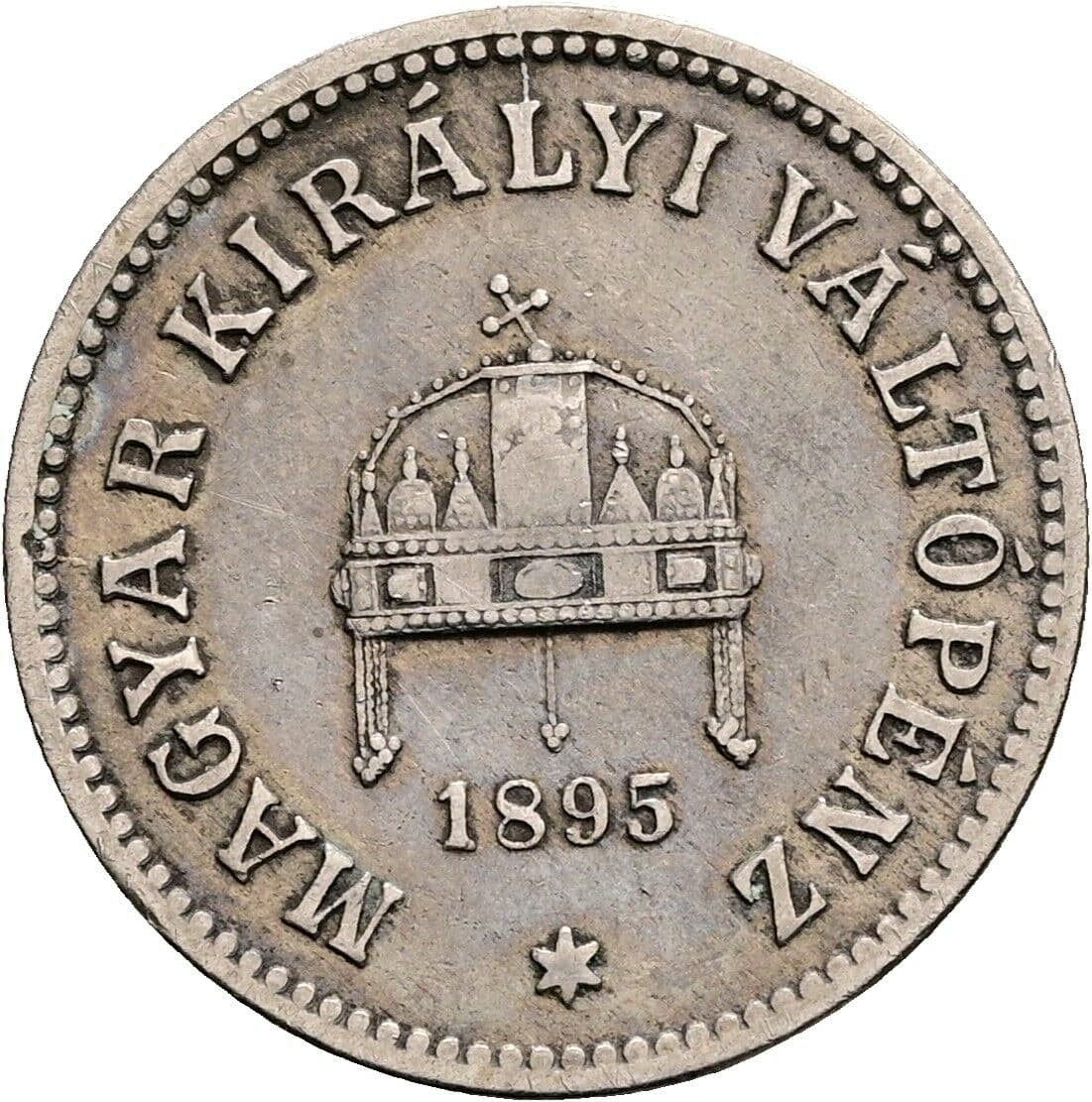 10 Filler Franz Joseph I. 1848-1916 1895 KB, Kremnitz – Rückseite