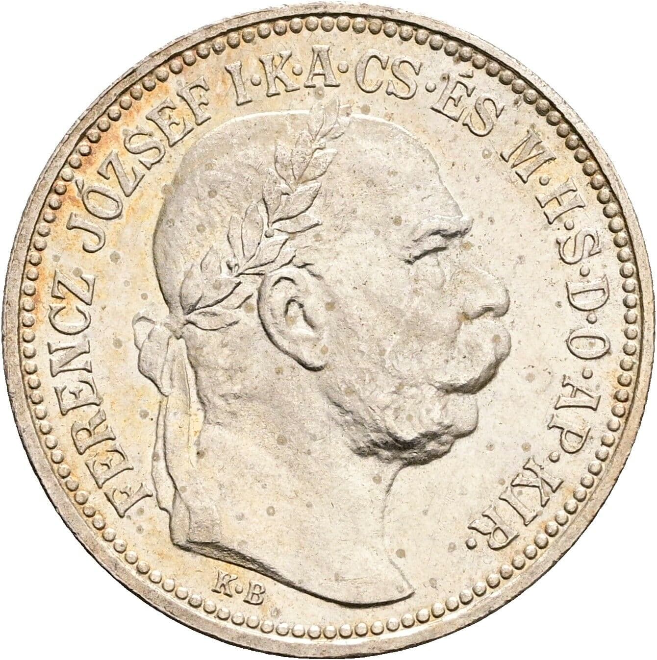 1 Korona Franz Joseph I. 1848-1916 1915 KB, Kremnitz – Vorderseite