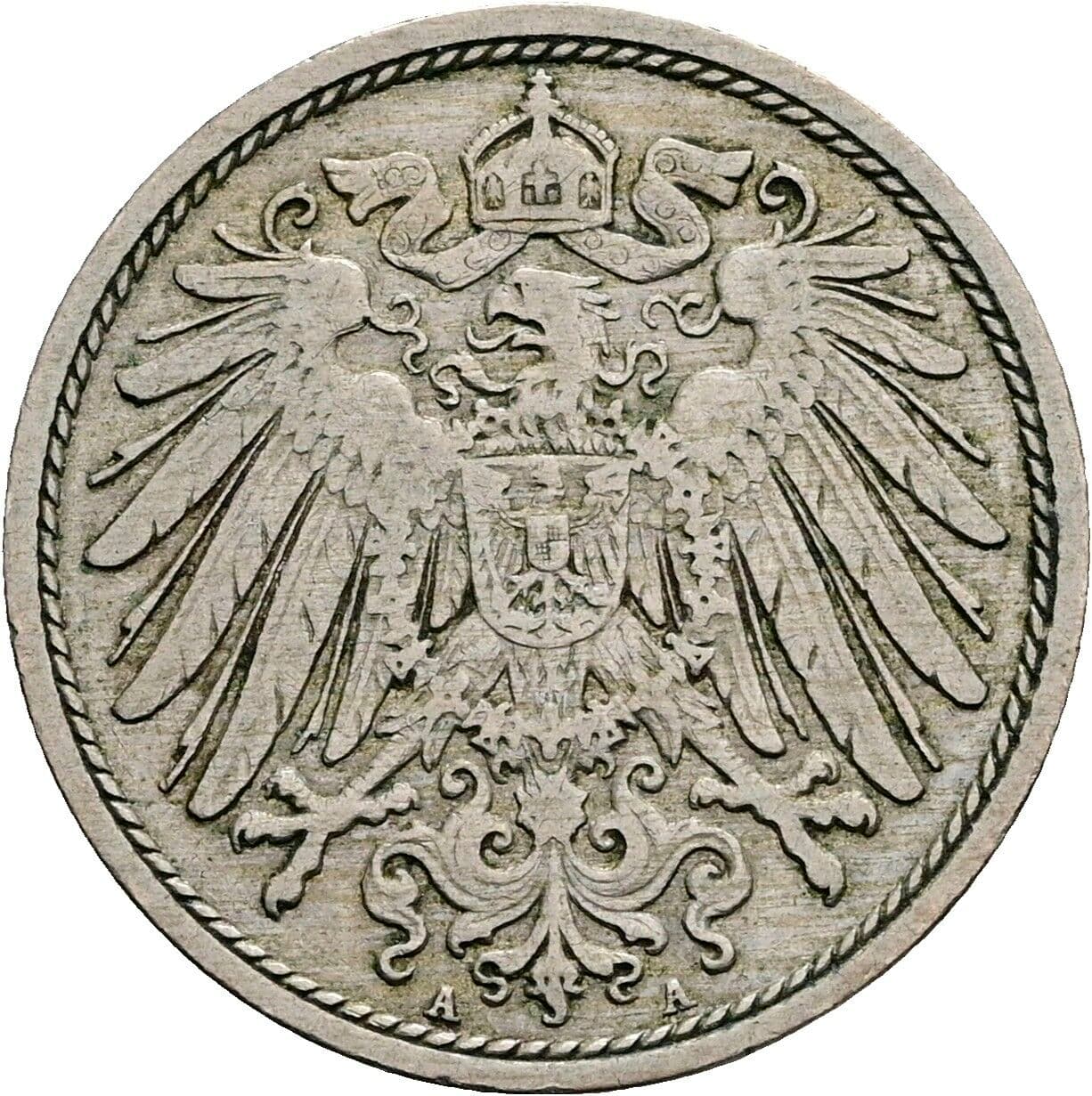10 Pfennig 1904 A – Rückseite
