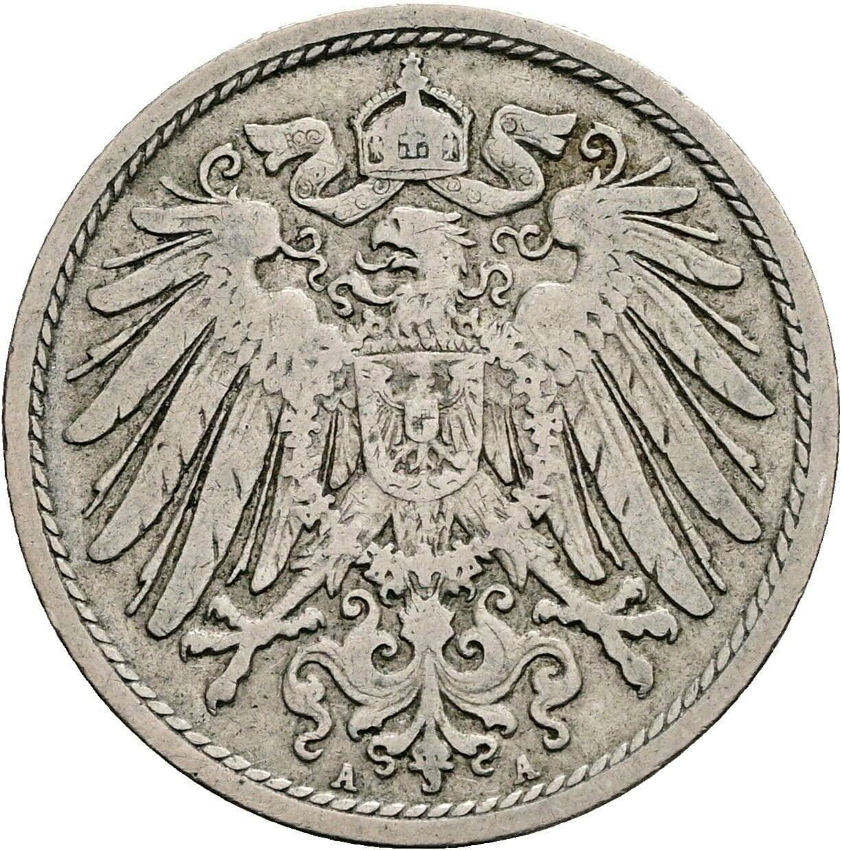 10 Pfennig 1903 A – Rückseite