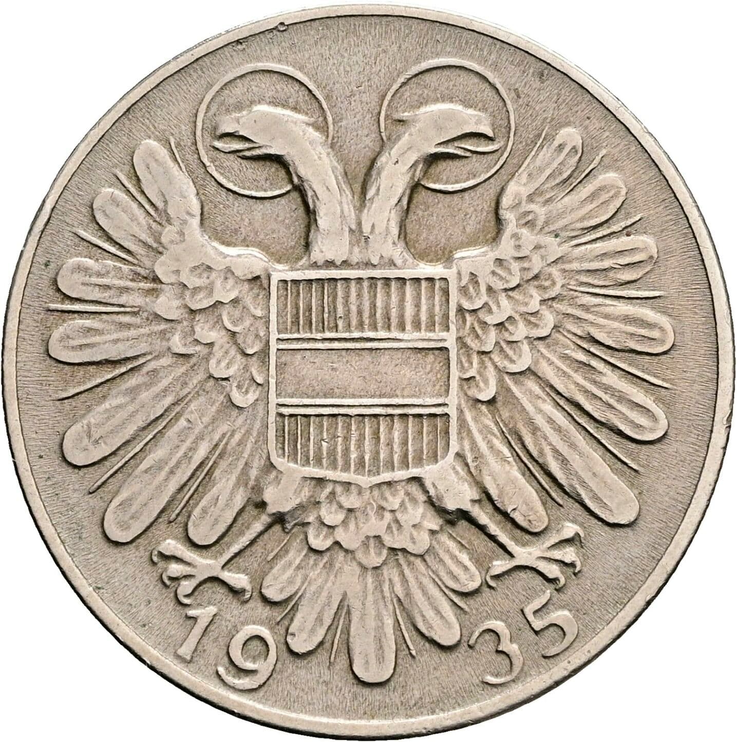 1 Schilling 1935 – Rückseite