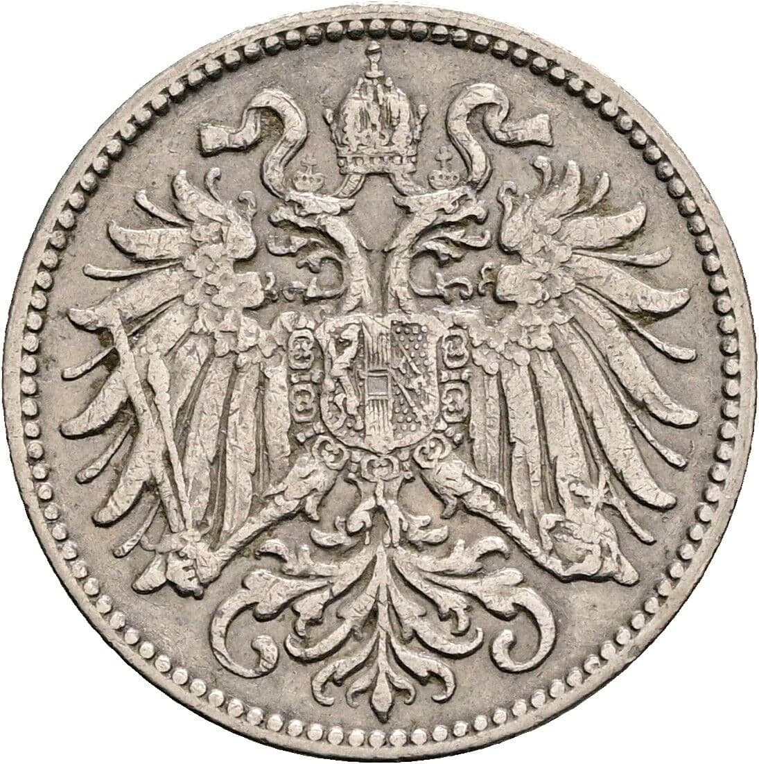 10 Heller Franz Joseph I. 1848-1916 1909 – Rückseite