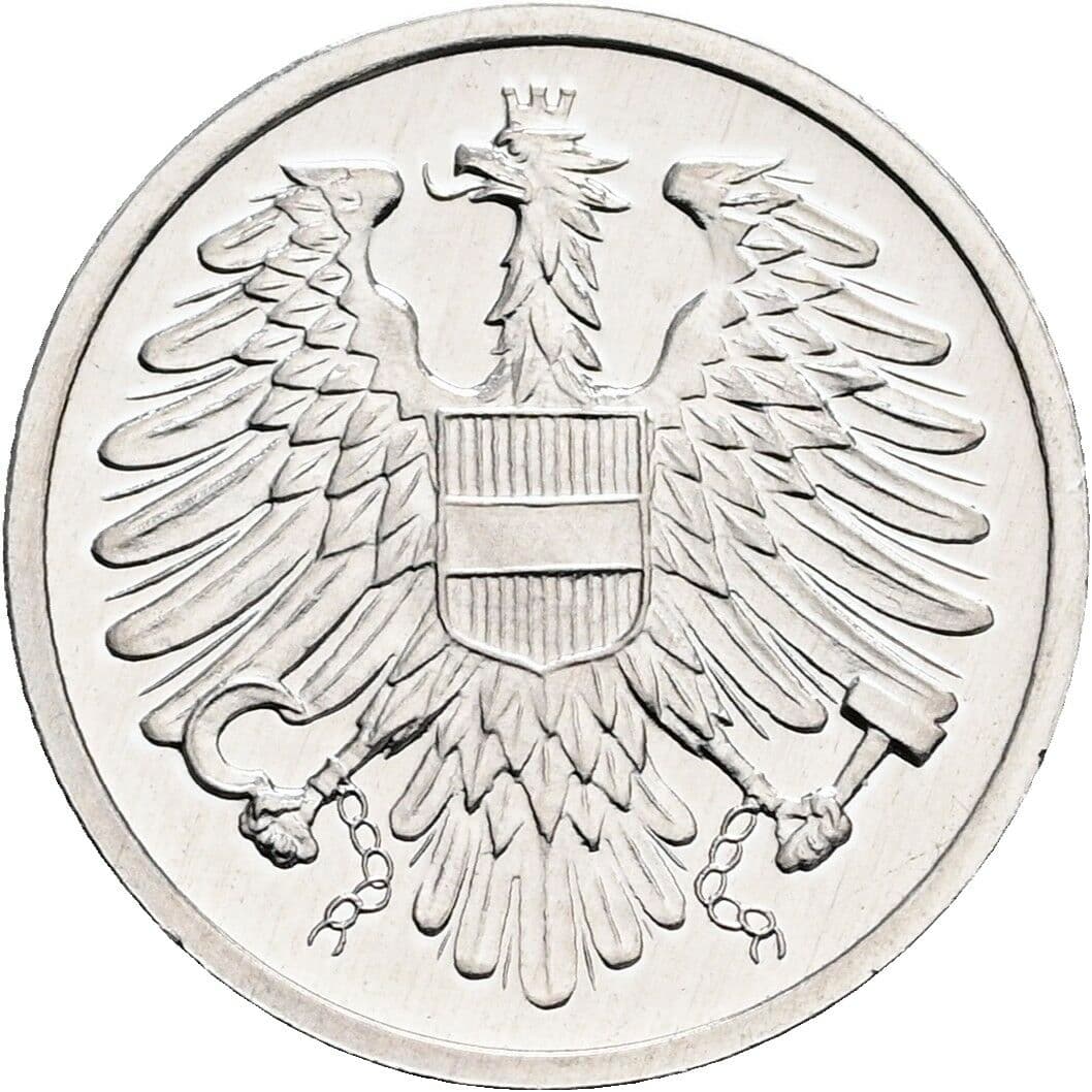 2 Groschen 1985 – Rückseite